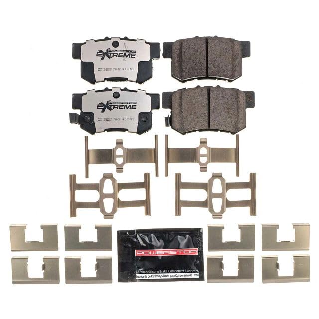 Power Stop Z26-537 Brake Pad Extreme Performance For Acura CL ILX Integra Legend RL RSX TL TSX Vigor | Honda Accord Civic CR-Z Odyssey Prelude S2000 [Application Specific]