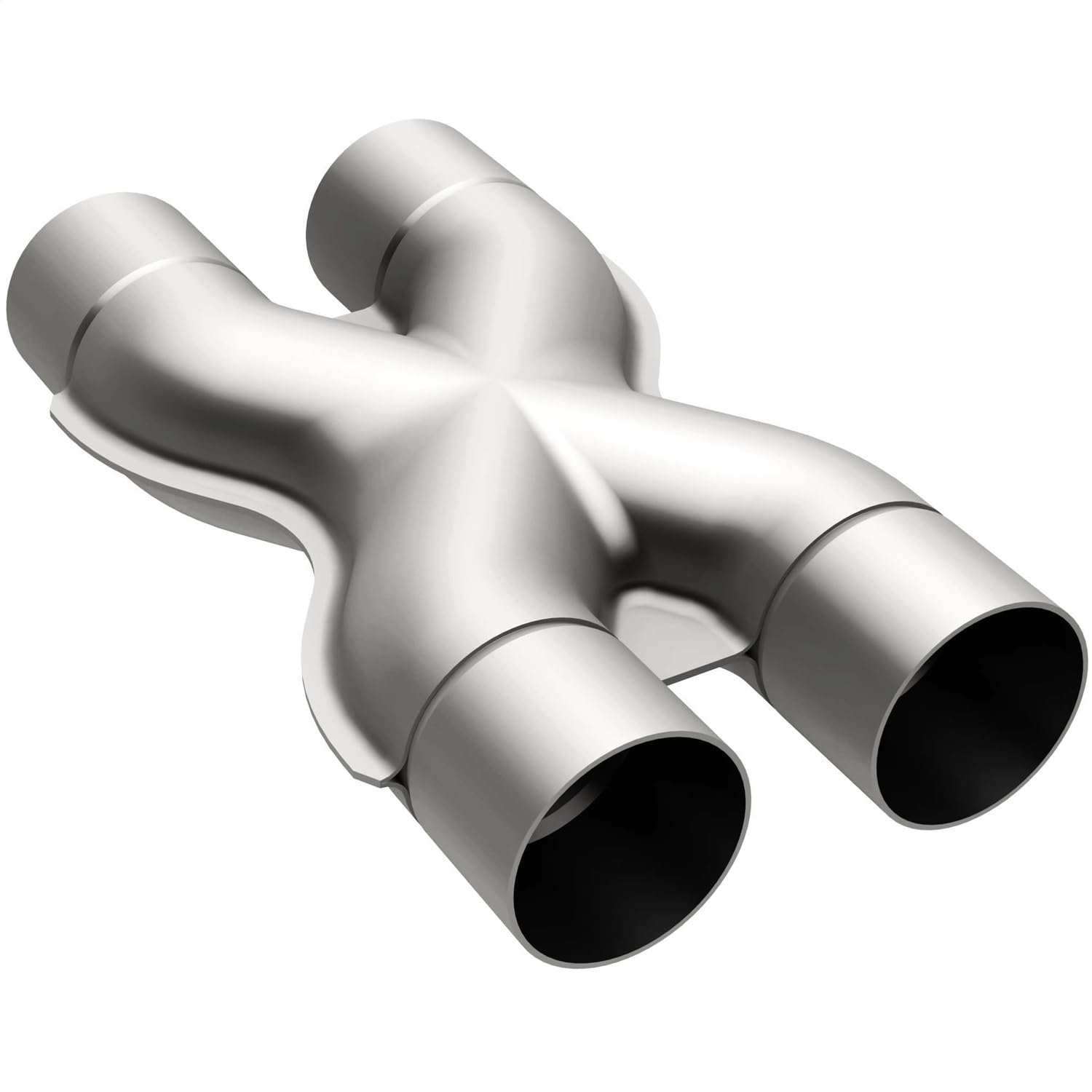 MagnaFlow Tru-X Performance Exhaust X-Pipe 10792: 3"/3" Inlet/Outlet, Stainless Steel