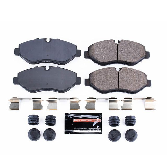 Power Stop Z23-1316 Z23 Sport Carbon Fiber Infused Ceramic Brake Pads with Hardware For Dodge Sprinter 2500, Freightliner Sprinter 2500, Mercedes Metris, Mercedes Sprinter 2500 [Model Specific]