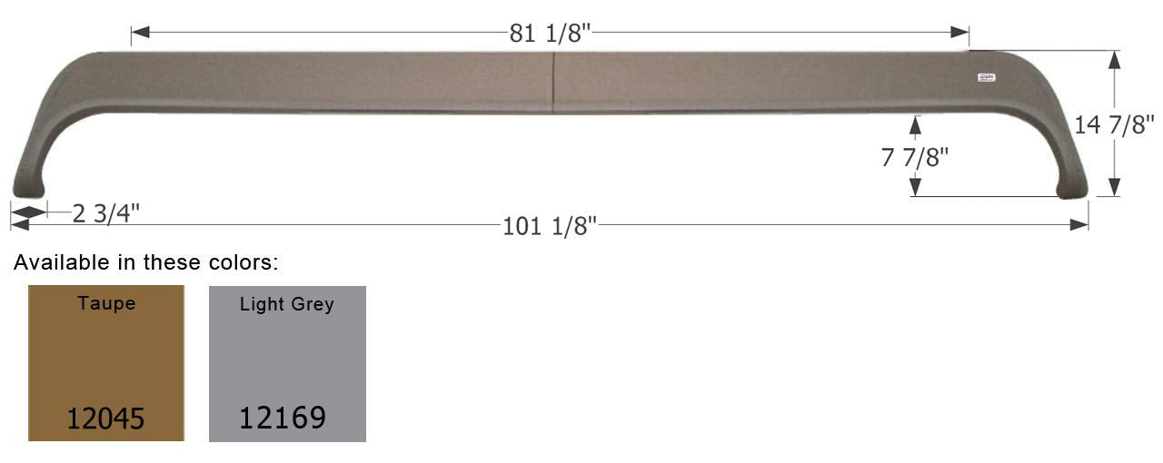 Fender Skirt, ICON Triple, Monaco, FS2045, Taupe