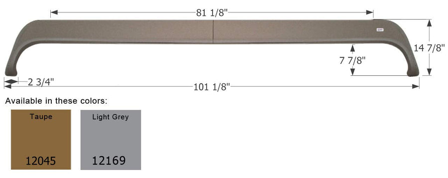 Fender Skirt, ICON Triple, Monaco, FS2045, Taupe