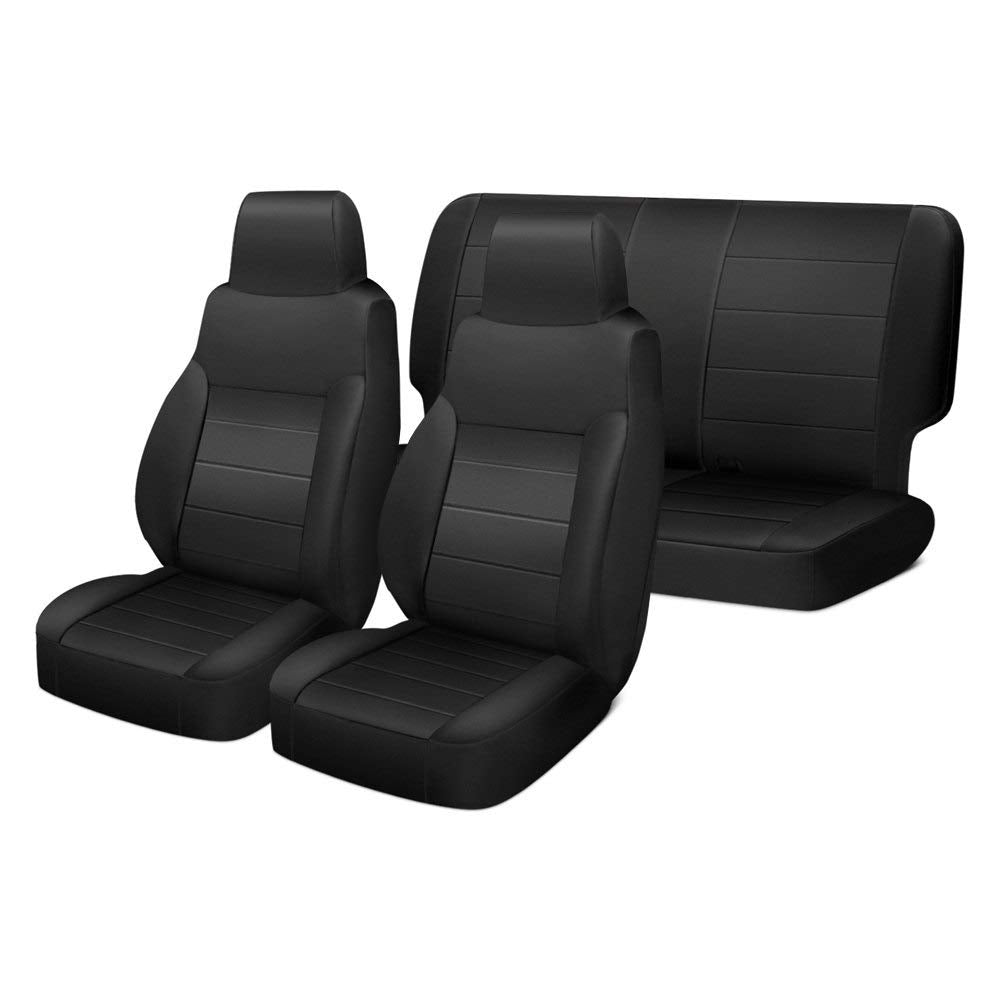 Seat Cover Kit, Black | Rugged Ridge | 13296.01 | Fits 2011-2018 Jeep Wrangler JK 2-Door