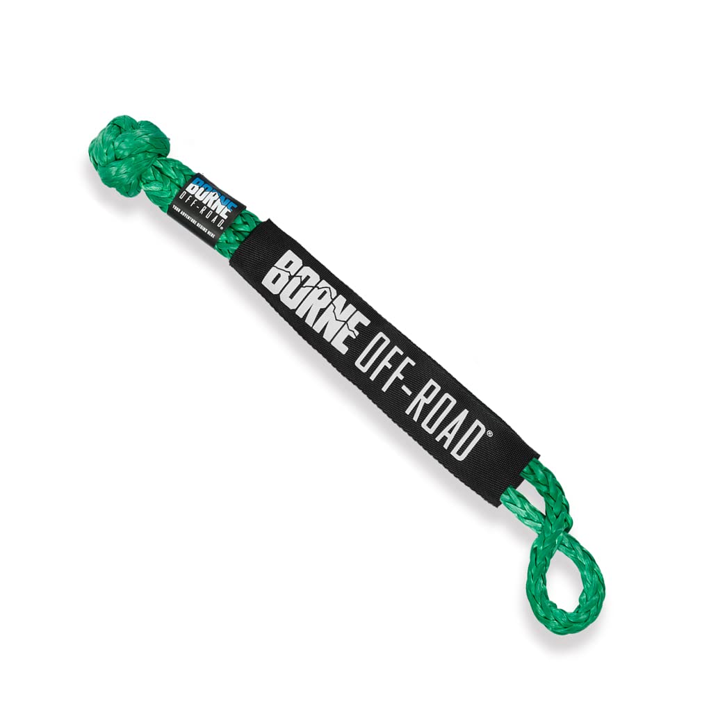 Off-Road Borne Soft Shackle, 1/2", Green