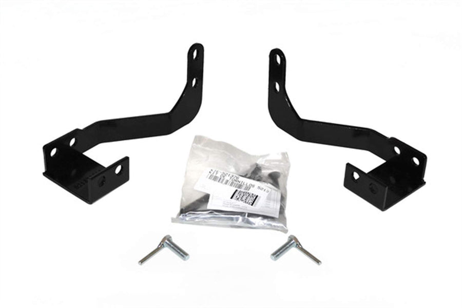Mounting Bracket Kit Go Rhino for RC2 Bull Bar | Mild Steel, Textured Black | 55165 | Fits 2007-2013 Chevrolet Avalanche/Silverado 1500 & GMC Sierra 1500; 2007-2014 Chevrolet Suburban 1500/Tahoe