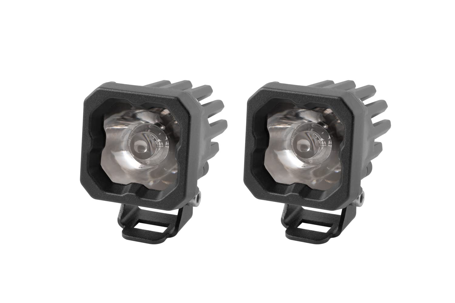Diode Dynamics SSC1 Pro Standard White LED Pod (pair), Spot w/Amber Backlight
