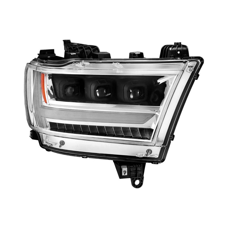 19-20 Dodge Ram 1500 Tradesman Aridex LED Projector Headlights Plank Style w/Sequential Black (Pass.) (111495-R)