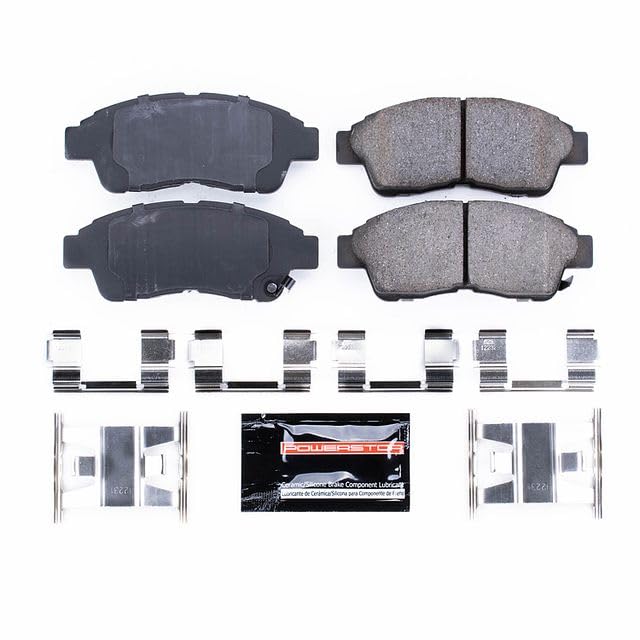 Power Stop Z23-652 Z23 Sport Carbon Fiber Infused Ceramic Brake Pads with Hardware For Explorer Ranger Mazda B2300 Mazda B2300 Mazda B2500 Mazda B3000 Mazda B4000 Mountaineer [Model Specific]