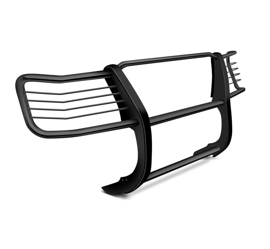 Bumper Guard Modular Black Black Horse Grille brush Compatible with 2017-2024 Nissan Titan(Excl. Titan XD models)-17NR27MA