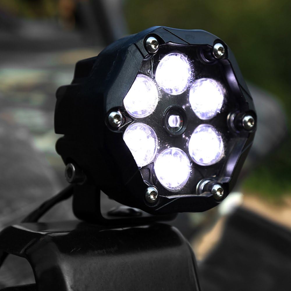 Round J.W. SPEAKER LED Light Pods, Model Trail 6 Sport