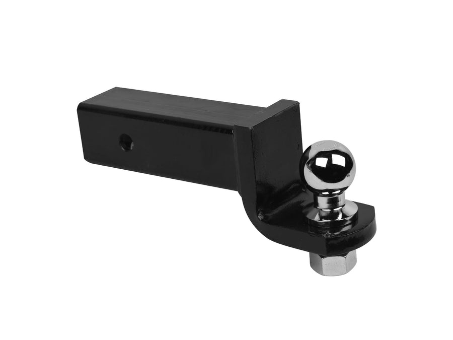 3" Drop Down Armordillo Loaded Ball Mount Trailer Tow Hitch with 2.5" Receiver Tube Universal Fit - Black