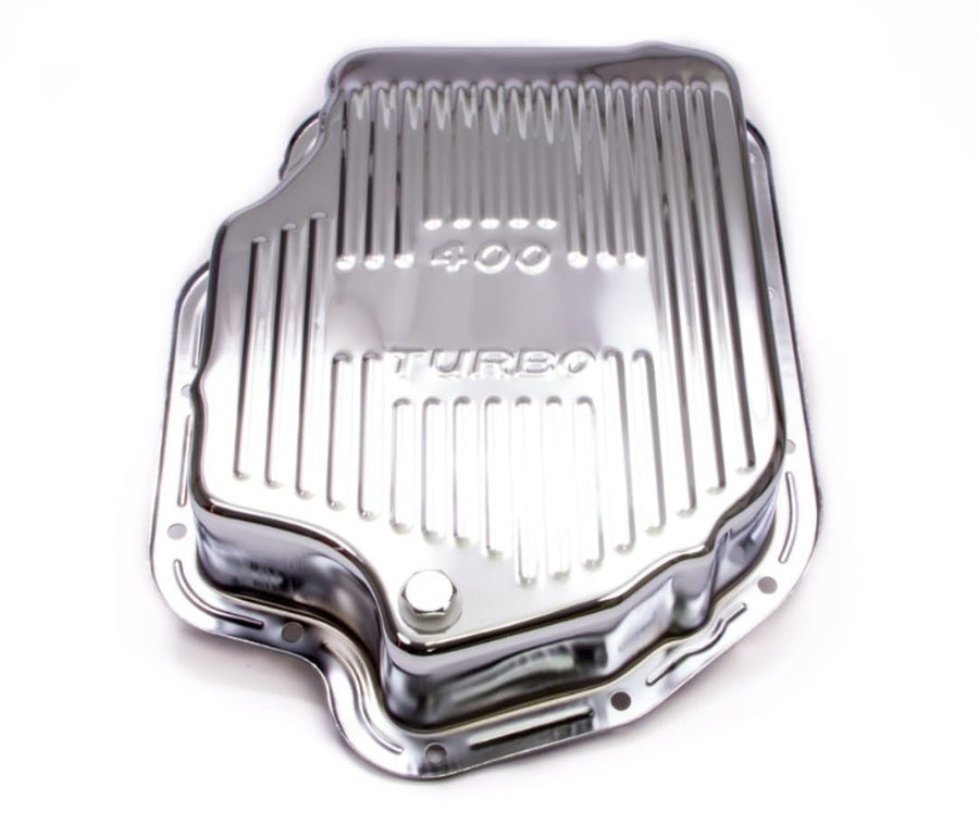 Chrome Finned Trans-Dapt 9197 Transmission Pan