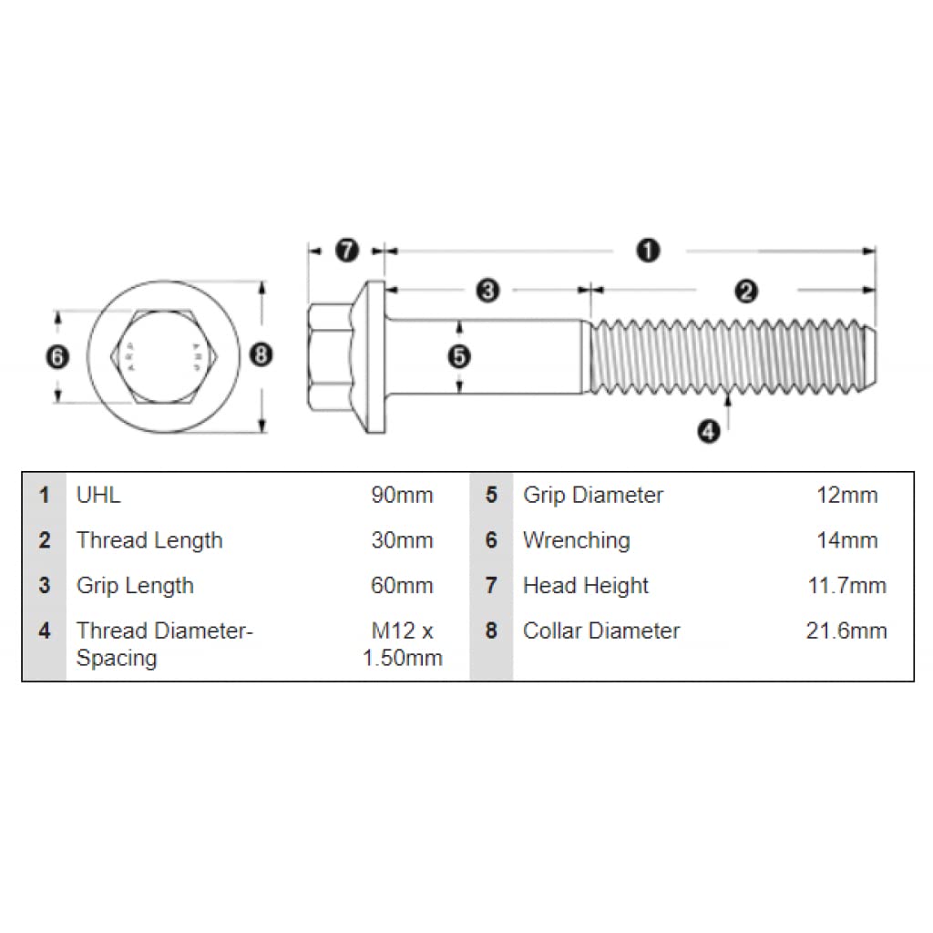 764-1010 ARP Bolt