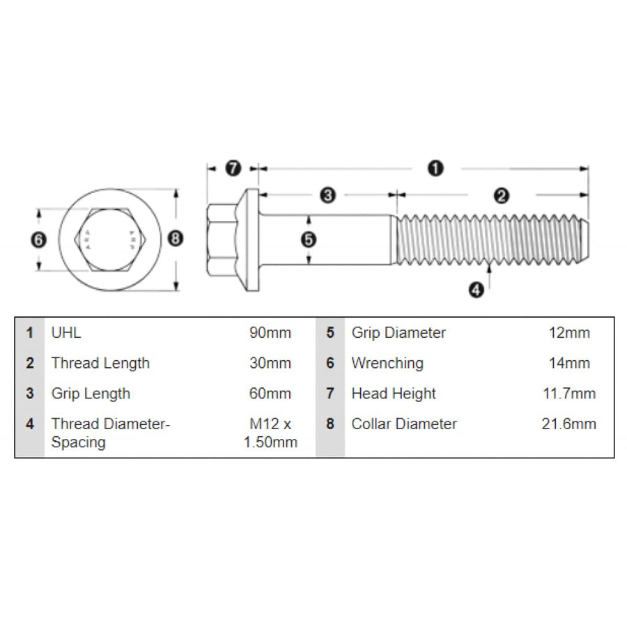 764-1010 ARP Bolt