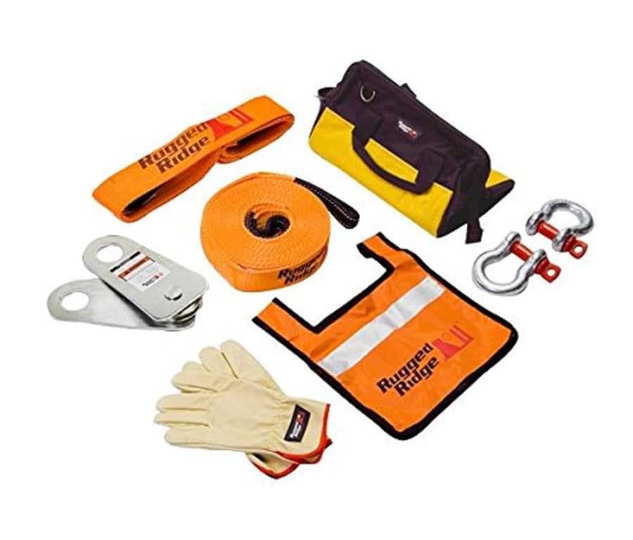 XHD Recovery Gear Kit Rugged Ridge 15104.28, 30000 Lbs