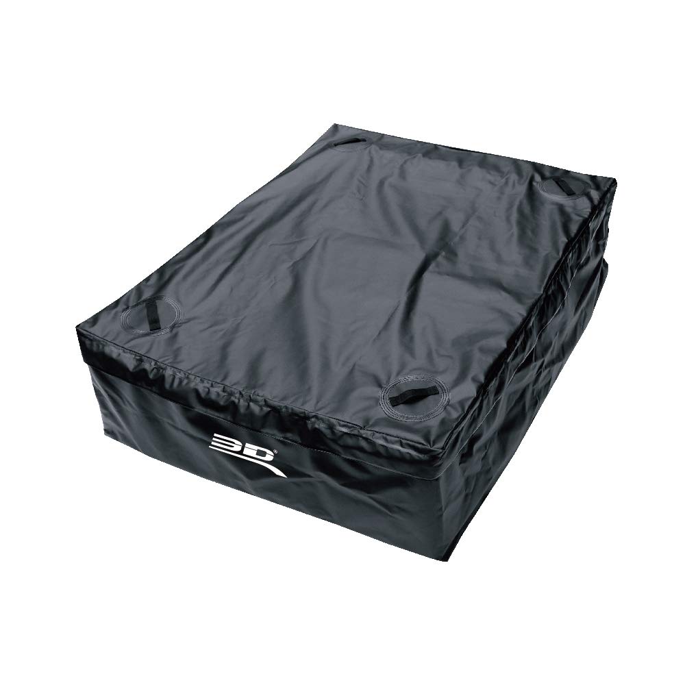 3D MAXpider Soft Shell Rooftop Cargo Carrier - 13 Cubic Feet, 45” x 35” x 14” - Waterproof Heavy Duty Car Roof Top Bag - Assembled with Secure Tie-Down Buckle Straps System - (Large Size Capacity)