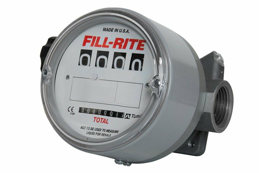 Fill-Rite High Flow/High Pressure TN860AN1CAB1GAC Rugged Application Meters, 150 PSI, 1-1/2" NPT, 6 to 60 LPM, 3-22 Viscosity Range