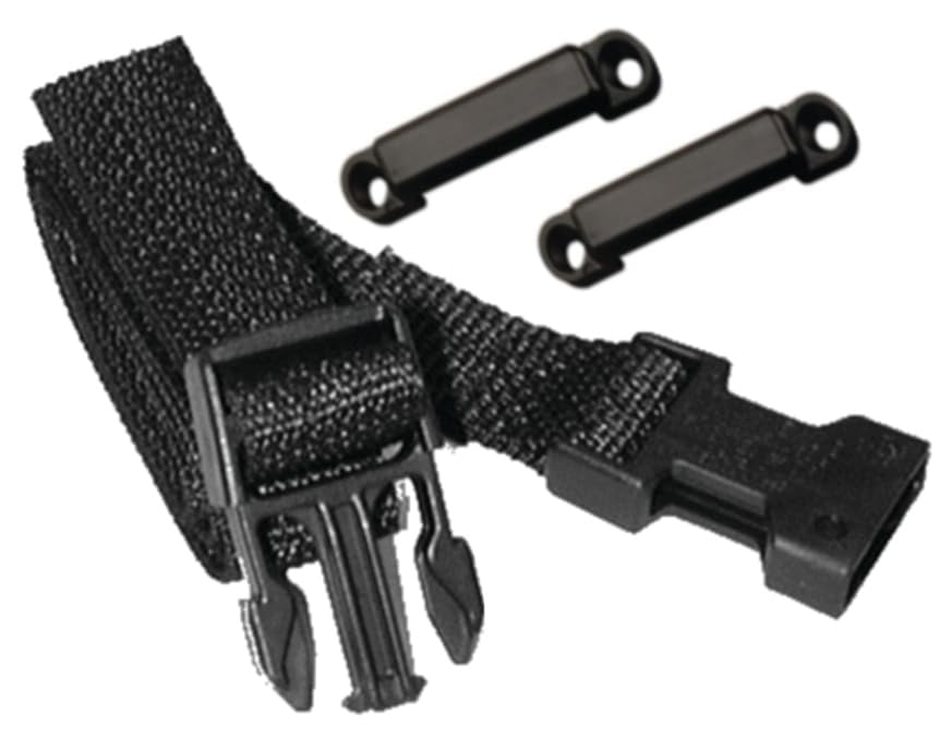 62 Inch T-H Marine All Purpose Holding Strap Kit - Polypropylene Gear Strap with Quick Disconnect Plastic Buckle - Includes 2 Footman Loops and Stainless Screws for Boats Trailers and ATVs