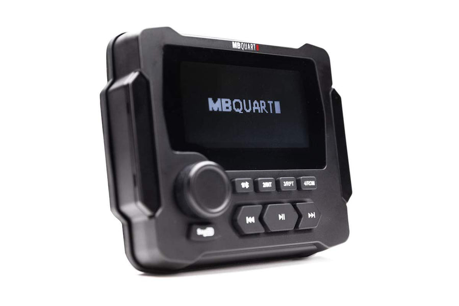 Bluetooth AM/FM Radio MB Quart GMR-LCD Gauge Hole Mount Marine/Boat Receiver