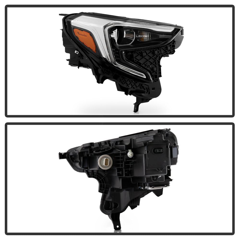 GMC Terrain 18-21 Spyder (POE) Full LED Projector Headlight - Signal-7444NA(Included) - OE Right