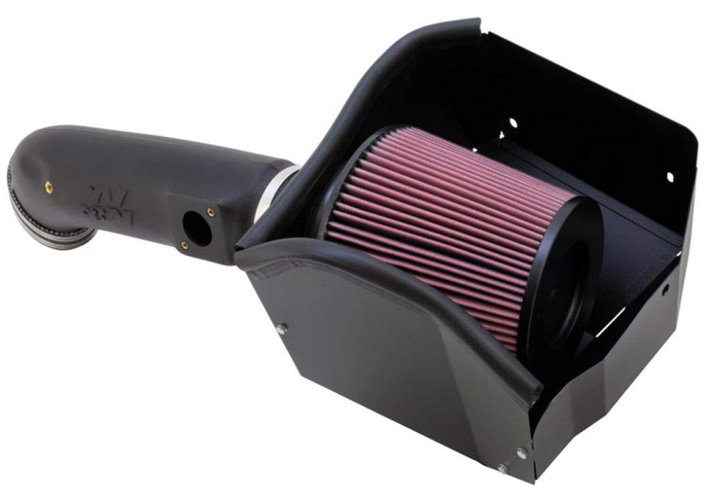 Cold Air Intake System K&N: High-Flow Air Filter, Increase Performance & Towing: Compatible with 2011-2015 FORD: F250, F350, F450, F550, 57-2582