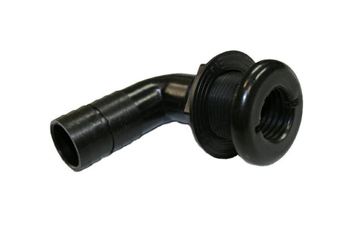 T-H Marine Thru Hull Fitting, 90' Deg, 1-1/8" Barb Supply