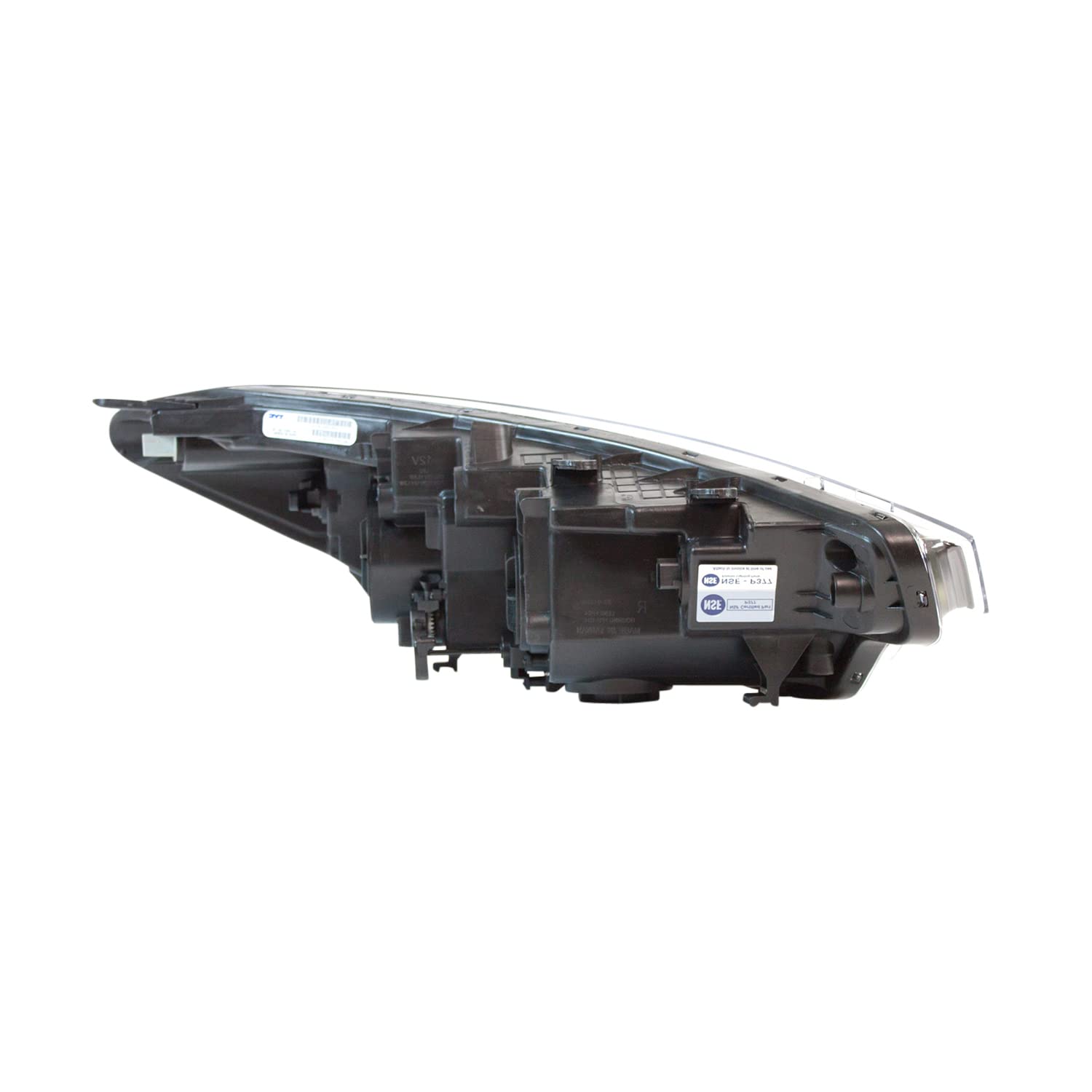 Left TYC Headlight Assembly Compatible with 2014-2016 Kia Forte