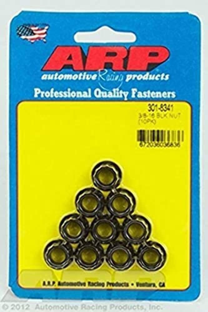 301-8341 ARP 3/8"-16 12-Point Nut - 10 Piece