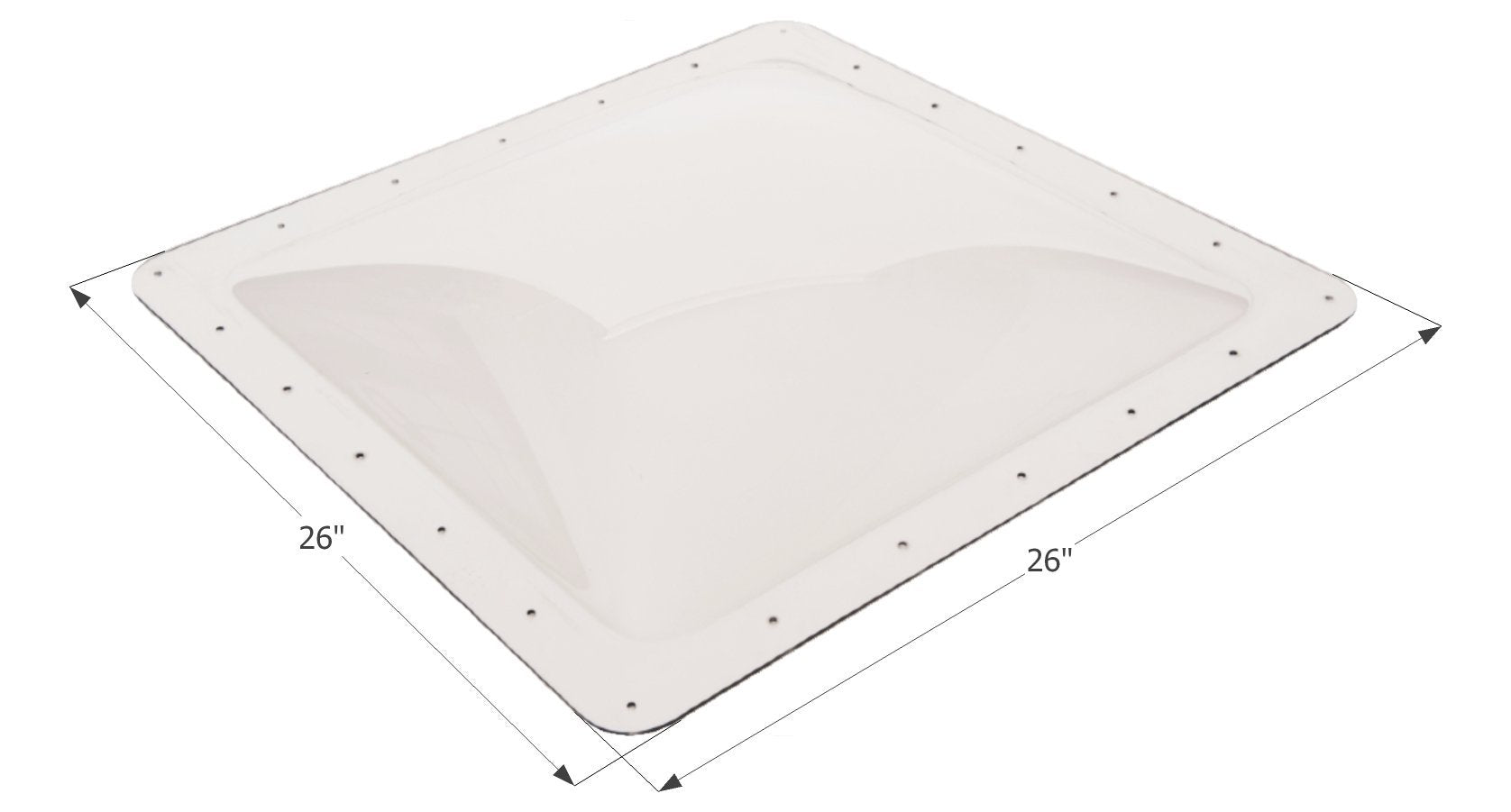 RV Skylight ICON 01856 SL2222-22" x 22" x 4", Clear