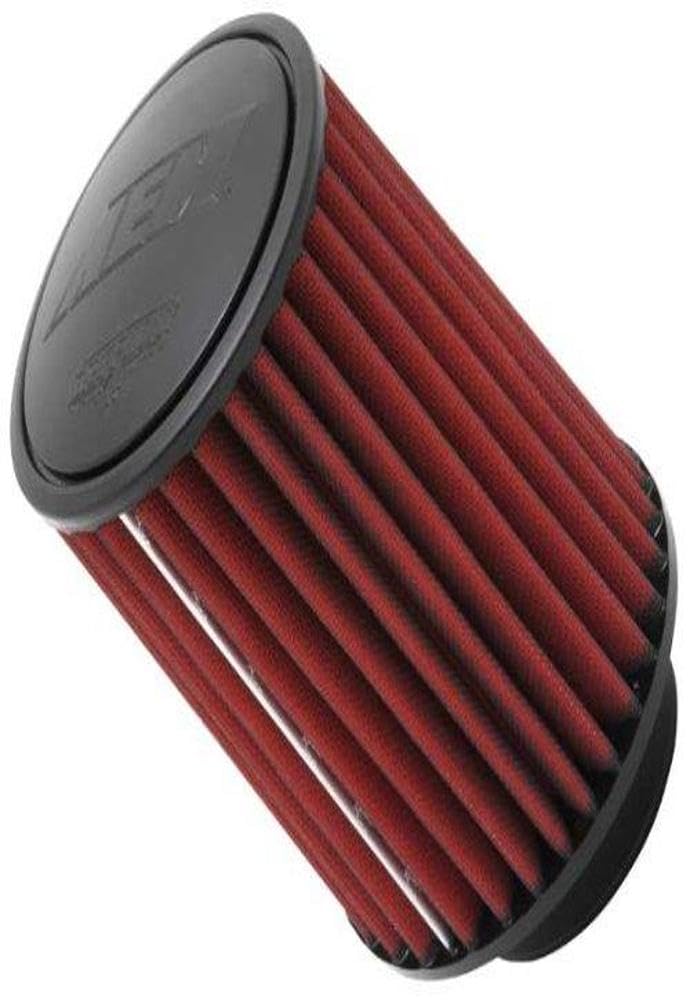 AEM 21-2057DK Clamp-On Universal DryFlow Air Filter: Round Tapered; 4 in (102 mm) Flange ID; 7 in (178 mm) Height; 5.75 in (146 mm) Base; 4.75 in (121 mm) Top