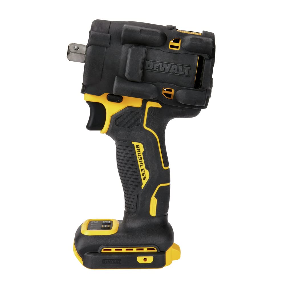 20V MAX* DEWALT ATOMIC 1/2 in. Cordless Impact Wrench with Detent Pin Anvil (Tool Only) (DCF922B)