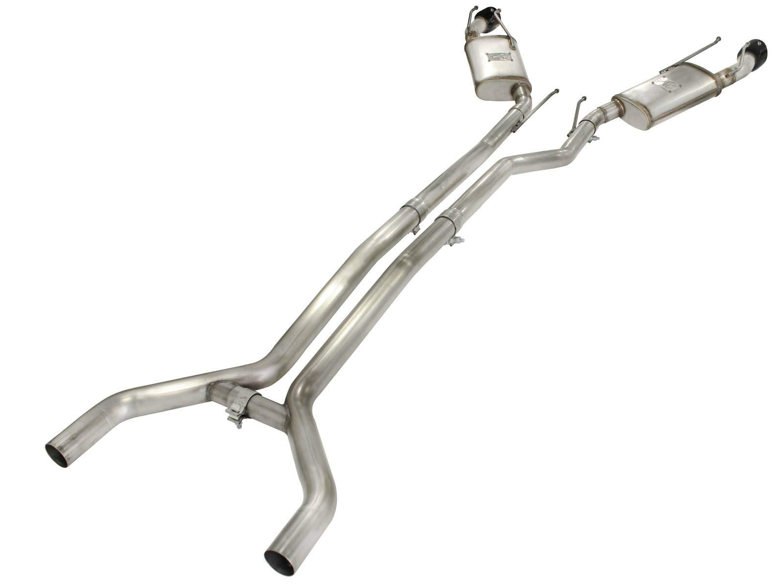 409 Stainless Steel aFe Cat-Back Exhaust System with 2.5" Black Tip for Chevrolet Camaro V6-3.6L Engine