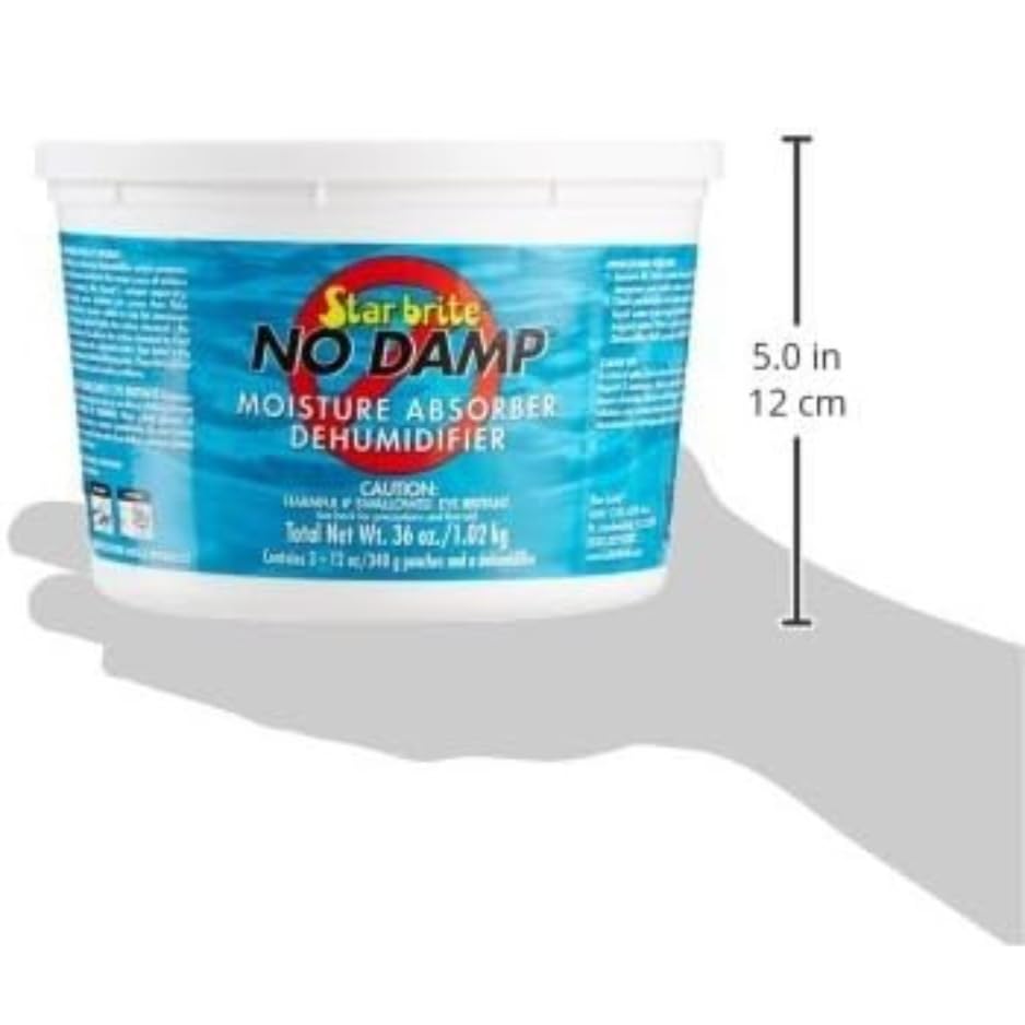 No Damp Star brite Dehumidifier 36 oz Bucket