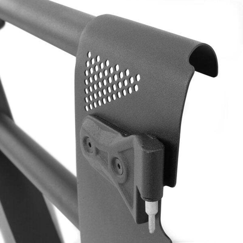 Go Rhino Tube Trailline Doors - Rear | Mild Steel, Textured Black | 572602 | Fits 2018 - 2024 Jeep Wrangler JL, JLU, & Gladiator JT 2-Door or 4-Door