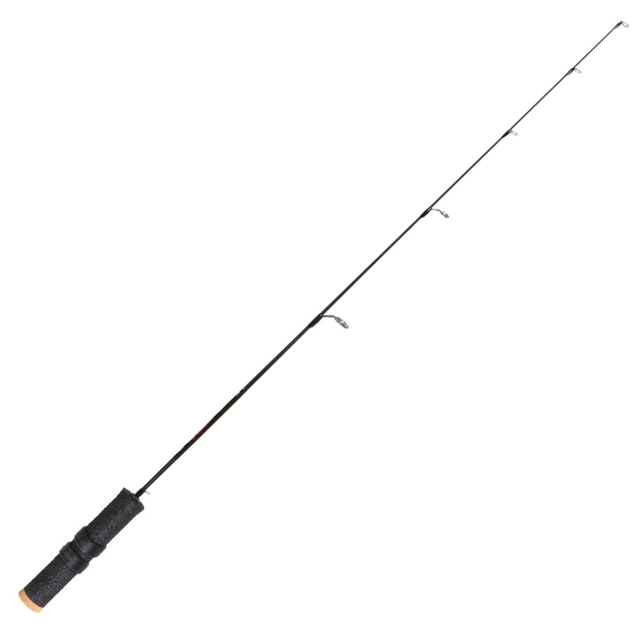 30” Katana Light Ice Fishing Rod – 30T Solid Graphite Rod with Tsuka Lightweight Handle, Oversized Fly Guides & Carbon Blank – Ultra-Sensitive Ice Rod for Panfish, Perch & Finesse Jigging