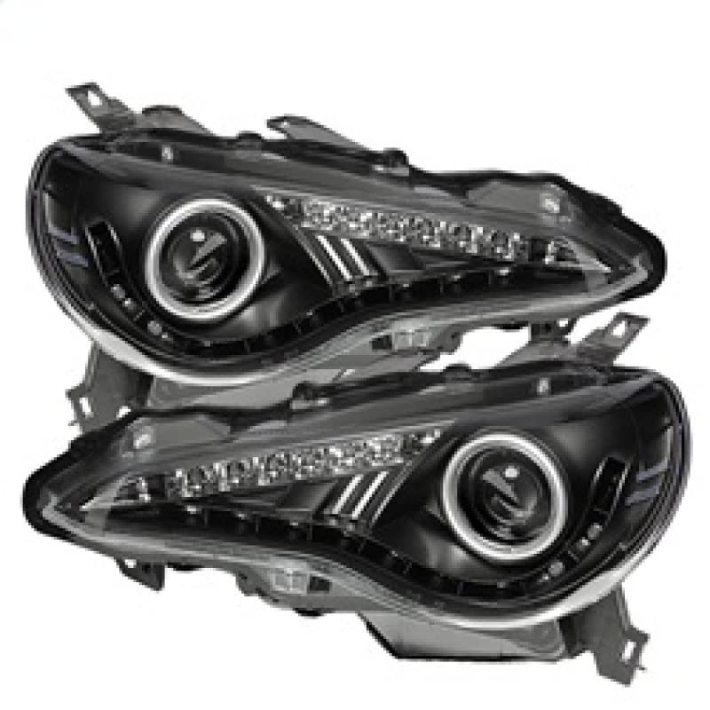 Auto Spyder 5075475 Projector Style Headlights Black/Clear