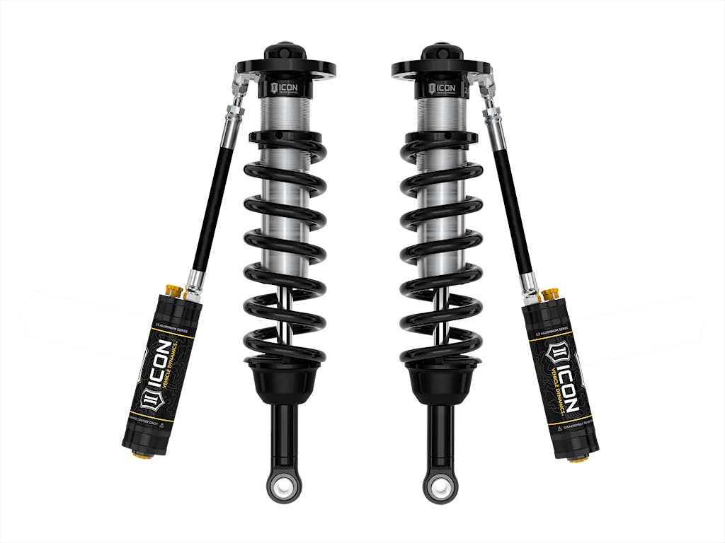 2.5 VS ICON 1.25-3.5" Lift Front Coilover Kit w/CDCV, Pair, Compatible with 2022-23 Toyota Tundra, 58770C