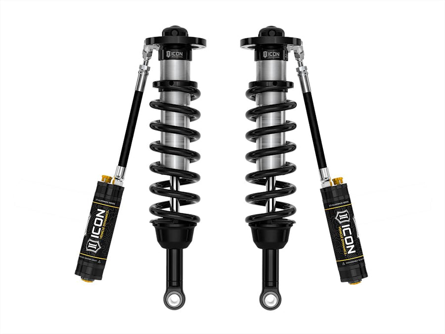 2.5 VS ICON 1.25-3.5" Lift Front Coilover Kit w/CDCV, Pair, Compatible with 2022-23 Toyota Tundra, 58770C
