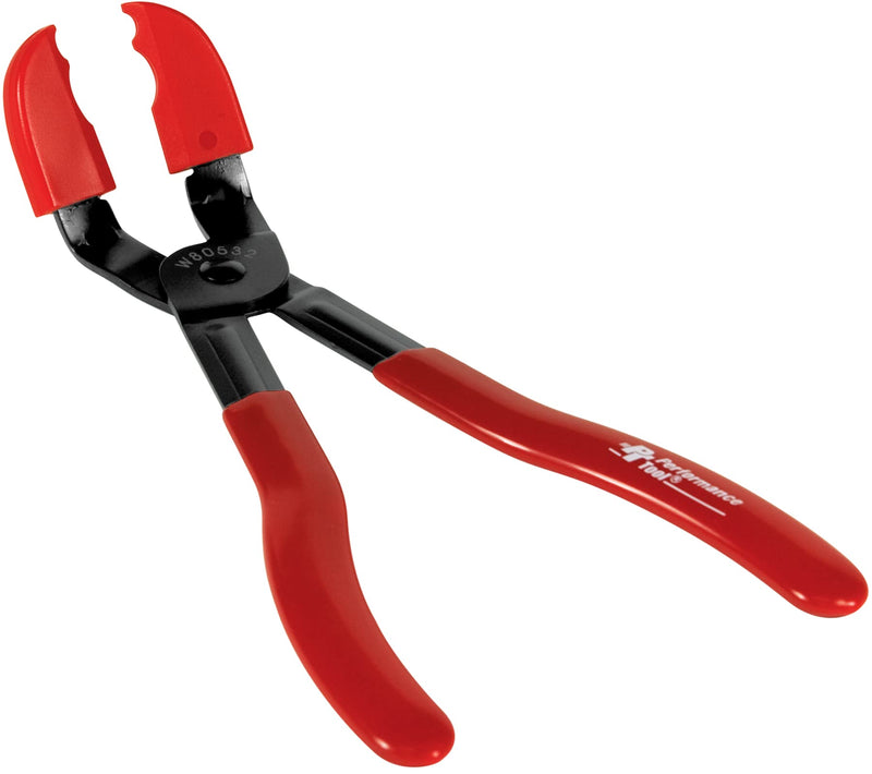 W80532 Performance Tool Angled Nose Spark Plug Boot Pliers with Nylon Insulating Tips and Vinyl Grip Handles