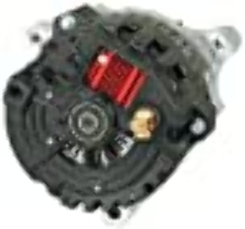 Alt GM CS144 Powermaster Chrome 200A 6 grv Pulley/Baffle Threaded MTG Ear for Hummer 6.5 1994-'95 Plus Others 1-Wire or OE