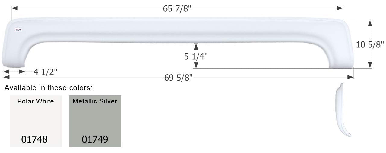 Fender Skirt ICON, Tandem, KZ, FS1748, Polar White