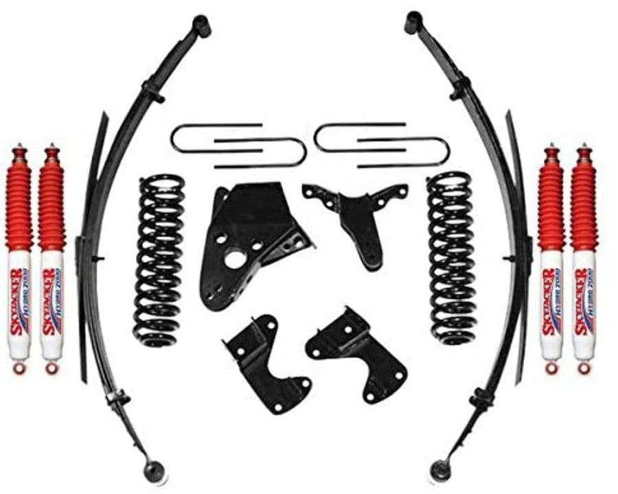 Suspension Lift Kit w/Shock Skyjacker 136RHKS-H 6 in. Lift Incl. Front Coil Spring Rear Leaf Springs Rear U Bolt Kit