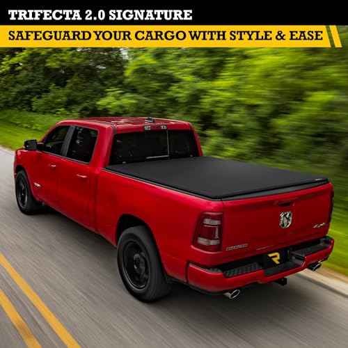 Extang RealTruck Trifecta 2.0 Signature Soft Folding Truck Bed Tonneau Cover | 94766 | Fits 2008 - 2011 Dodge Dakota Crew Cab 5' 5" Bed (64.9")