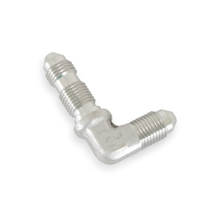 90 Degree Earl's -3 AN Bulkhead Stainless Steel