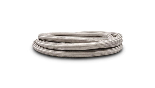 SS Braided Vibrant Flex Hose with PTFE Liner -8 AN 0.32in ID (150ft Roll) (18468)