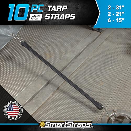 10pc Tarp Strap Value Pack SmartStraps