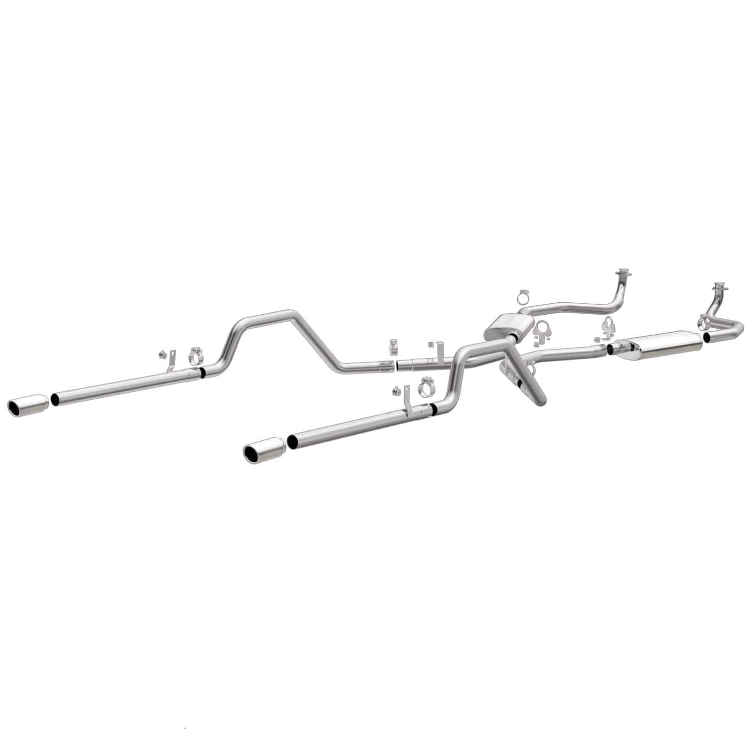 Large MagnaFlow Stainless Steel Performance Exhaust System Kit