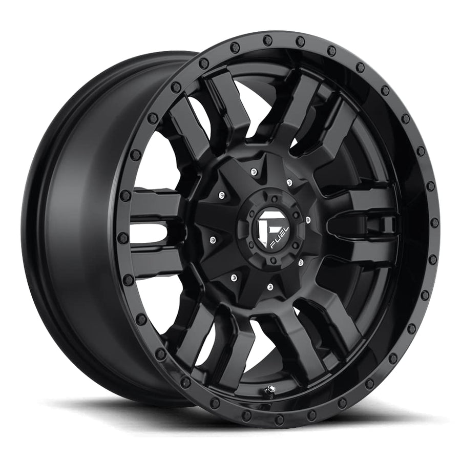 1PC Fuel D596 20X10 6X135/5.5 MT-BLK-GBL -18MM - D59620009847