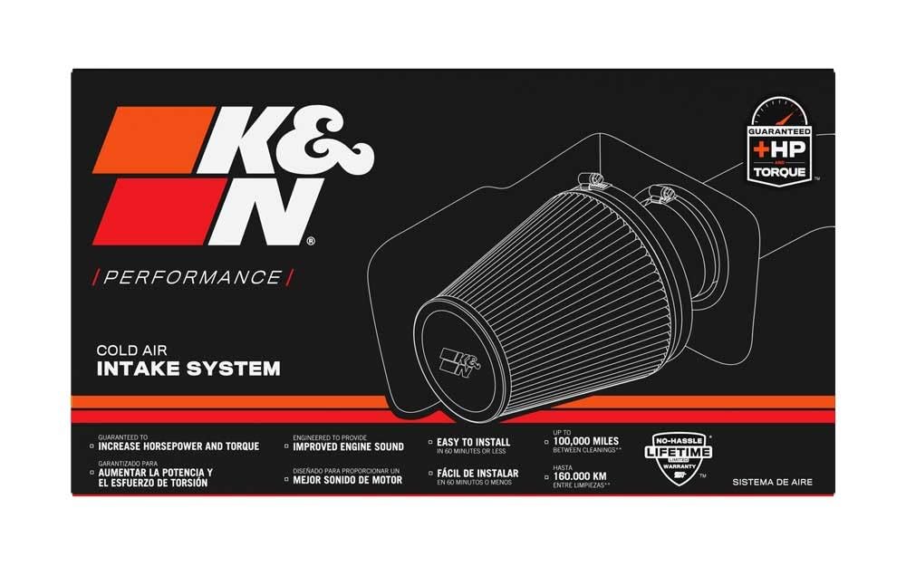 K&N Cold Air Intake System: High-Flow Air Filter, Acceleration & Increase Performance: Compatible with 2015-2017 Subaru: WRX. 69-8006TTK