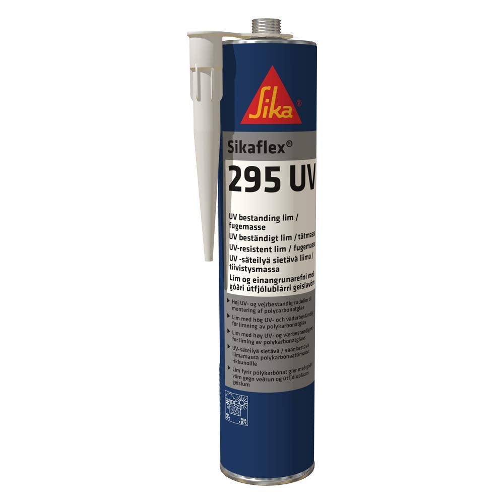 Marine Sikaflex-295 UV Resistant Adhesive Sealant, 10.1 fl. oz Cartridge, Black (10.1 fl. oz Cartridge, Black, 1)