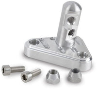 Black Finish Lokar XTCB-40TP3 Triple Stud Billet Aluminum Bracket for Tuned-Port Injection
